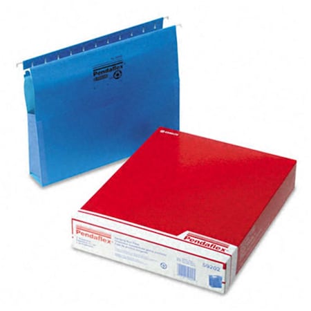 Esselte Pendaflex 2 Expansion Hanging Box Bottom Folders with Sides Letter BE, 25PK 59202